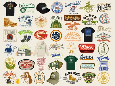 2025 in review! apparel badge branding design graphic design illustration lettering logo t shirt