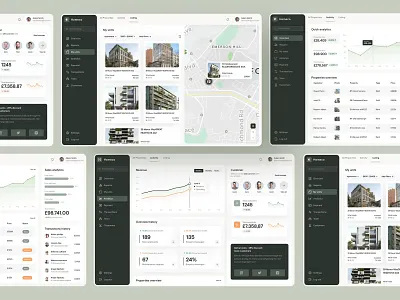 Homeco Dashboard Design admin admin panel admin theme admin ui airbnb analytics apartment business website dashboard dashboard design dashborad dashbord graphs properties real estate agency sidebar ui design user user dashboard ux ui design
