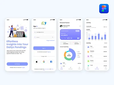 Budget Manage App Redesign app design app ui design budget app budget app design ui design ux ui
