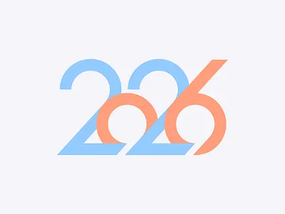 Hello 2026 graphic design
