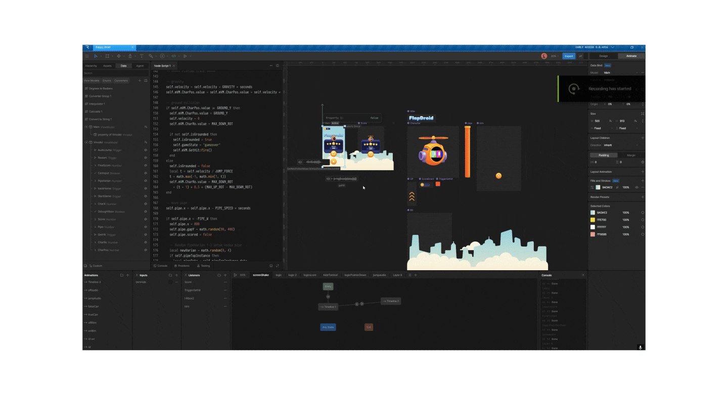Example service media