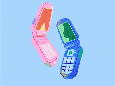 Hello? character illustration illustrator scene texture