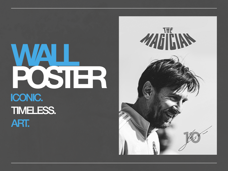 The Magician Football Poster — Modern Sports Wall Art athlete portrait wall art athlete wall art black and white football poster contemporary sports art football art print football artwork design football fan wall art football legend poster football portrait poster football poster design football wall art gallery style sports art iconic football wall art minimalist football art modern sports poster modern wall art poster monochrome football poster premium sports wall decor sports poster wall decor sports wall decor