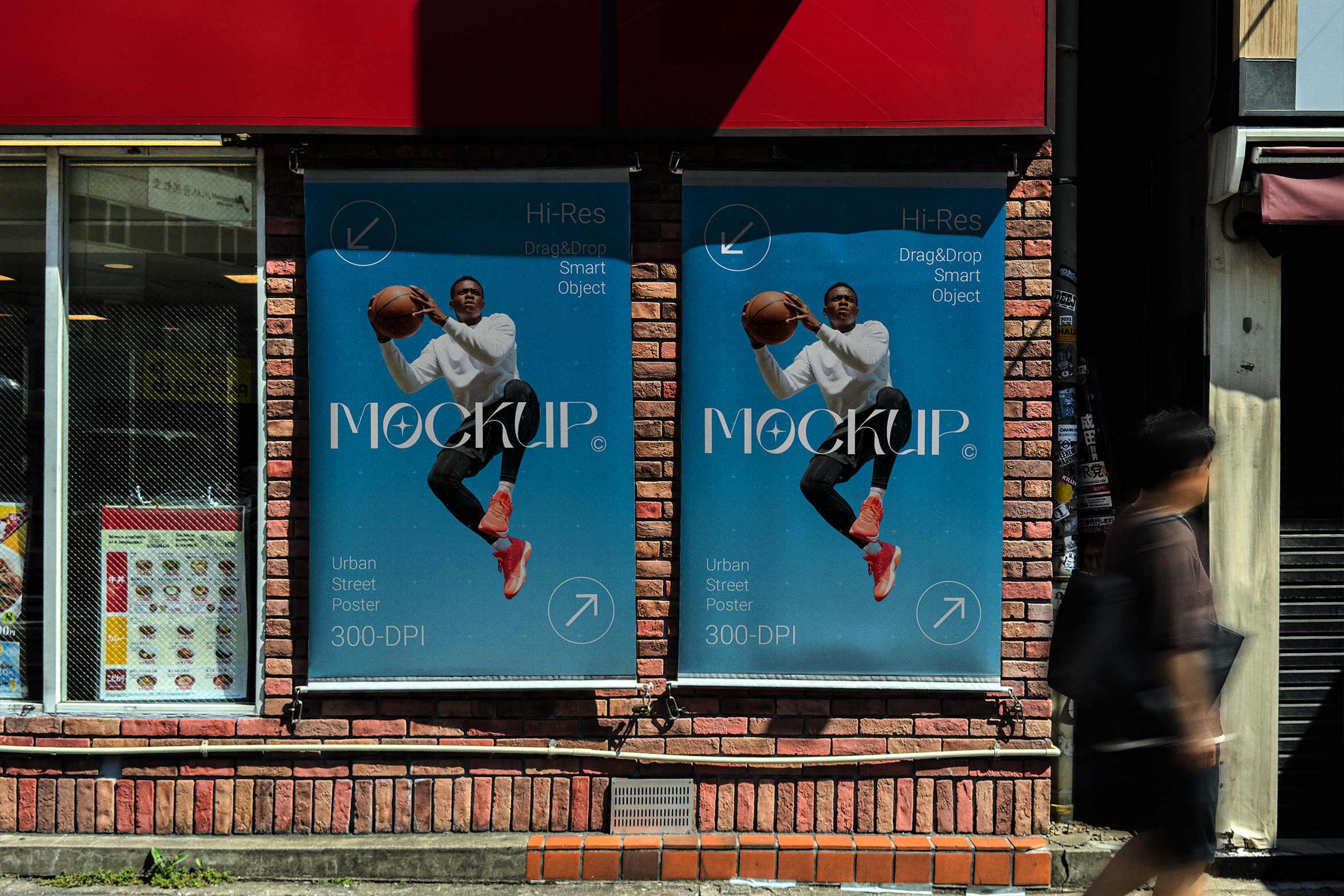 Street Poster Mockup advertising billboard mockup branding digital billboard download mock ups graphic design mockups photoshop poster street mockup urban poster mockup visual identity