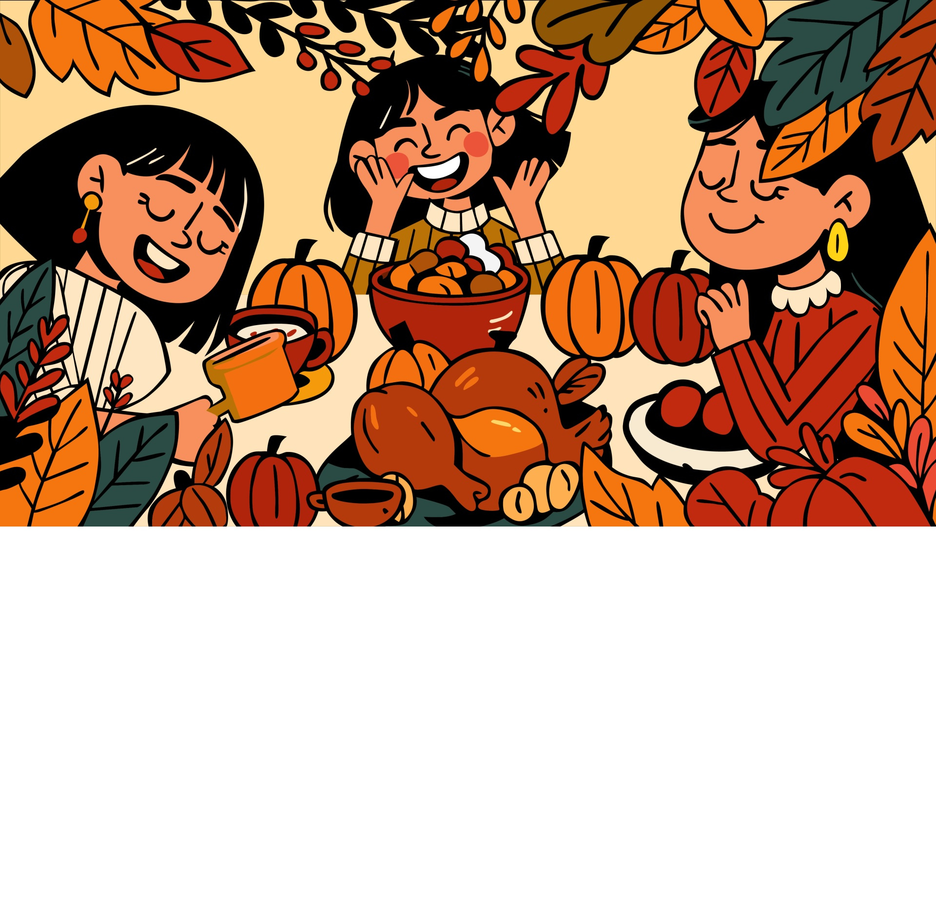 Celebrate Thanksgiving with motion animation animator branding design graphic design illustration illustrator logo motion motion animation motion design motion graphics thanksgiving ui vector art