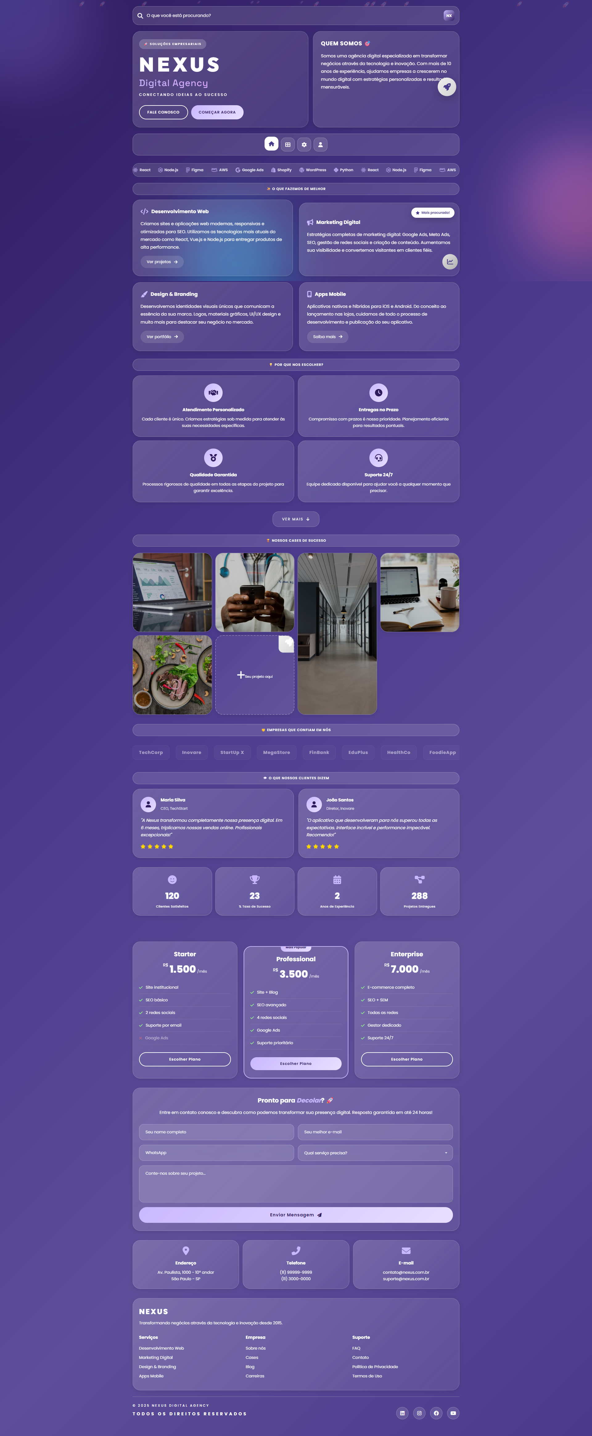 Landing Page - UI/UX Webdesign landing page ui webdesign