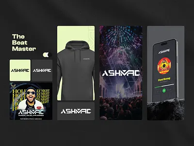 ASHMAC — Music Brand Identity & Visual System brand identity branding campaign design creative direction digital design entertainment branding lifestyle branding merchandise design music branding visual identity