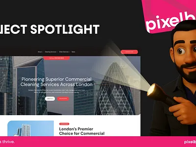 Project Spotlight: SM Cleaning Website Rebuild cleaning website commercial cleaning london based