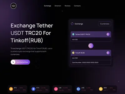 Exchange Trader Website 3d animation graphic design motion graphics ui