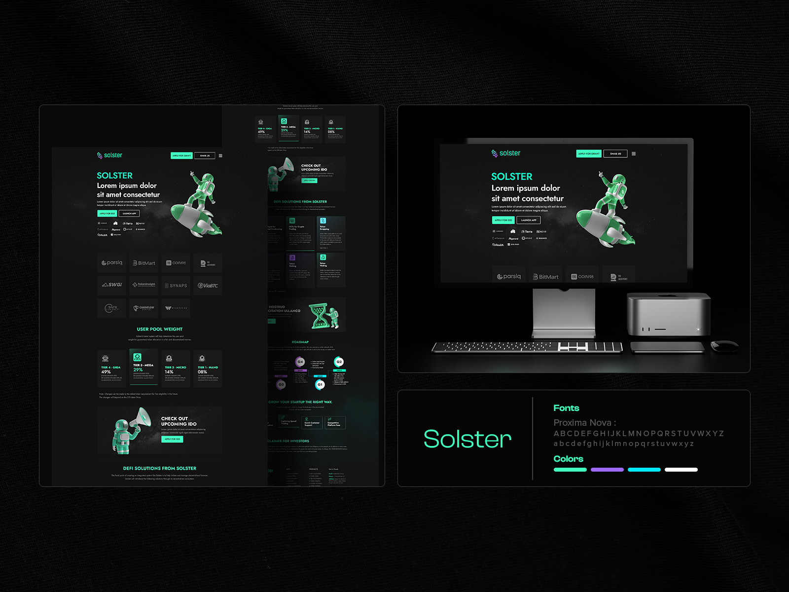Example of Website UI Design (Design Only)