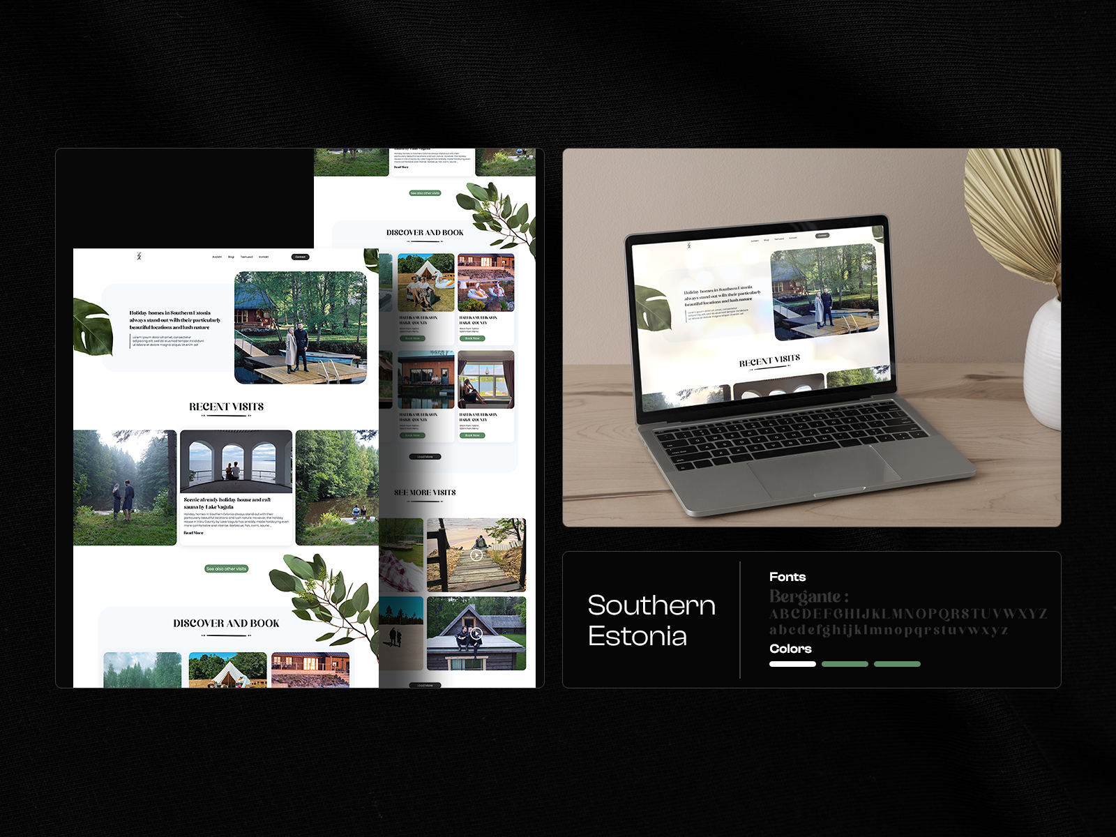 Example of Website UI Design (Design Only)