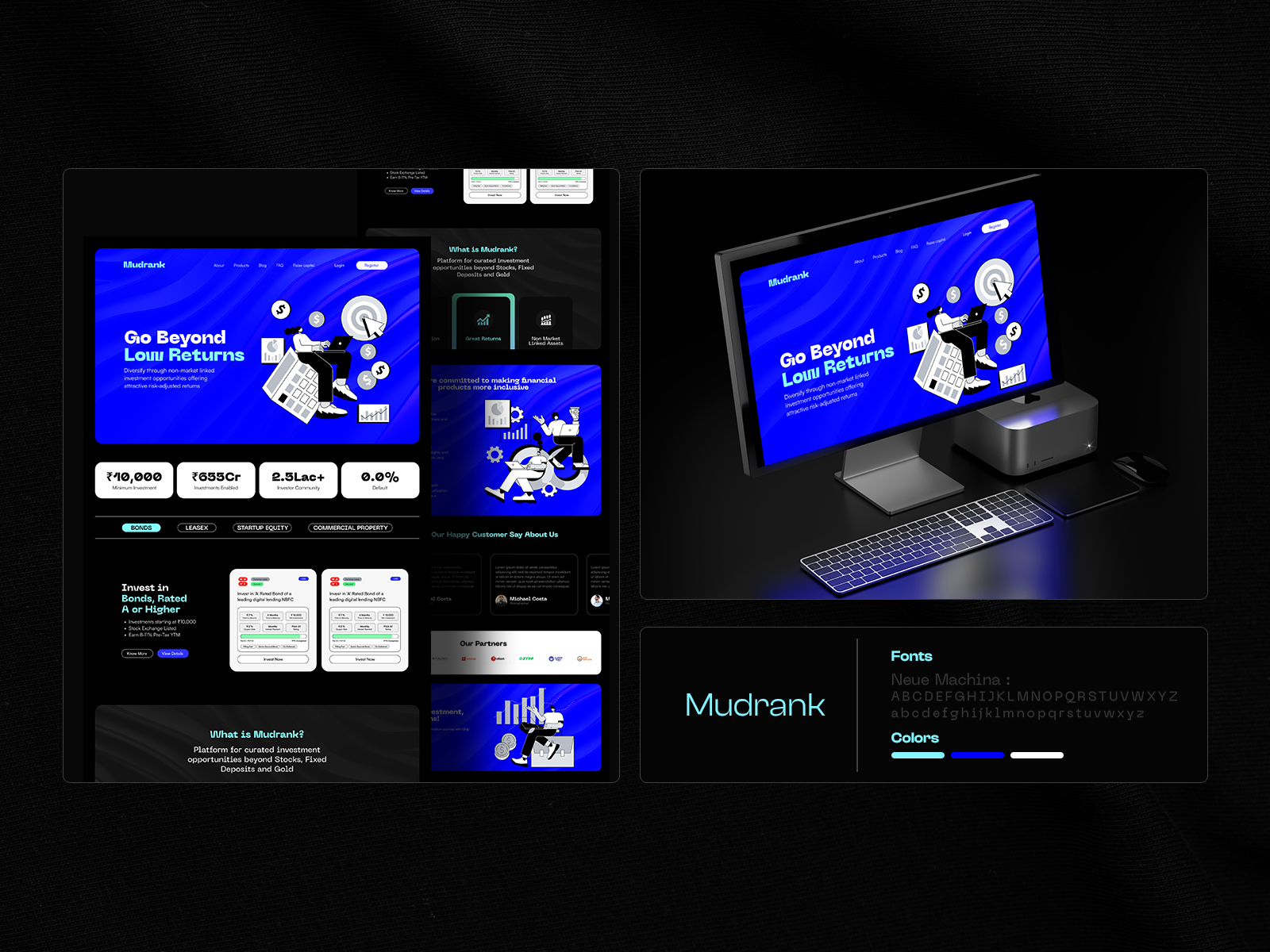 Example of Website UI Design (Design Only)