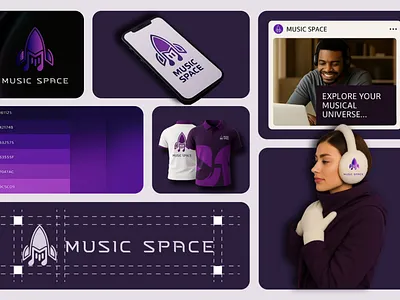 Logo design and brand design animation brand branding graphic design logo logodesign minimal motion graphics musicelogo professional