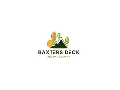 Baxters Deck And Patio Supply logo abstract logo banding app brand brand identity branding design graphic design illustration logo