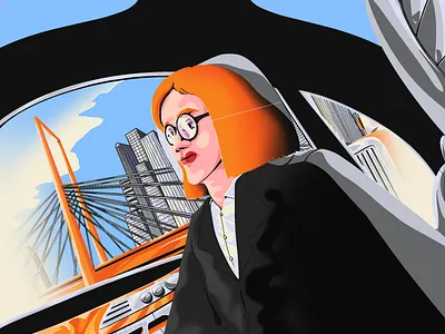 Very Important Person business editorial illustration minimalism passenger vip