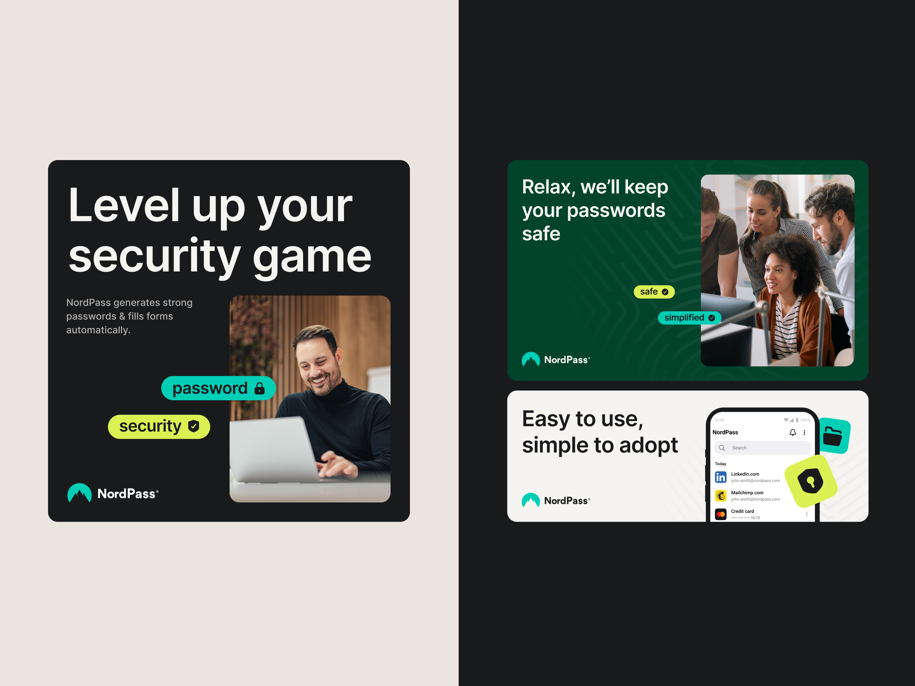 Example of NordPass | Design System