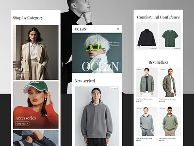 e-Commerce Website Mobile Responsive e commerce ecommerce ecommerce design ecommerce webiste home page landingpage mobileresponsibe ui web website