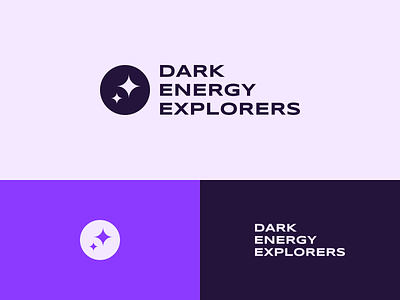 Dark Energy Explorers - Logo Concept brand design branding clean concept dark design energy explorers flat graphic design icon logo logo design minimal nasa simple vector visual identity