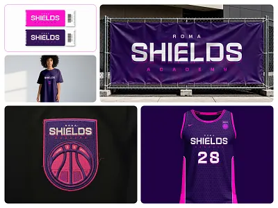 Roma Shields Basketball Academy Branding apparel apparel design basketball basketball apparel design basketball graphic basketball jersey design basketball logo basketball logo design basketball uniform design jersey jersey design logo design sport sport apparel sport graphic sport graphic design sport jersey design sports sports graphic design uniform
