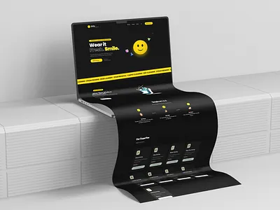 Smiley Dry Cleaning Website Design | Modern UI/UX for Laundry branding business boosting business website landing page landing page design ui uiux web web designing web development website