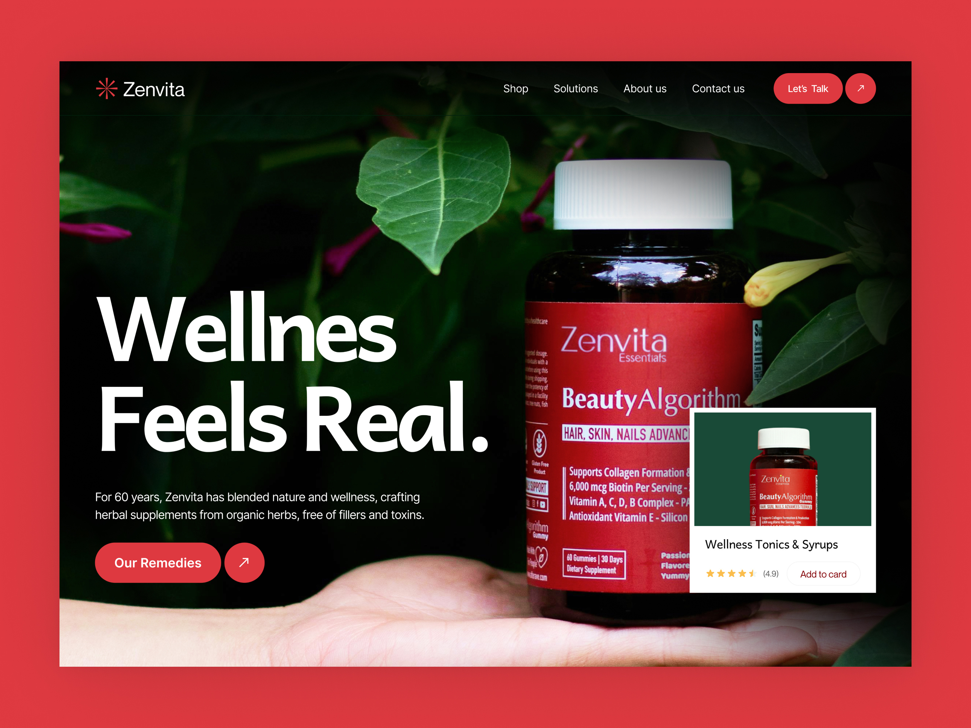 Supplement Landing Page design focotik healthcare landing page landing page ui landingpage meddicine medical website supplement supplement landing page supplement wbsite ui ui design ui ux design web web design web ui website