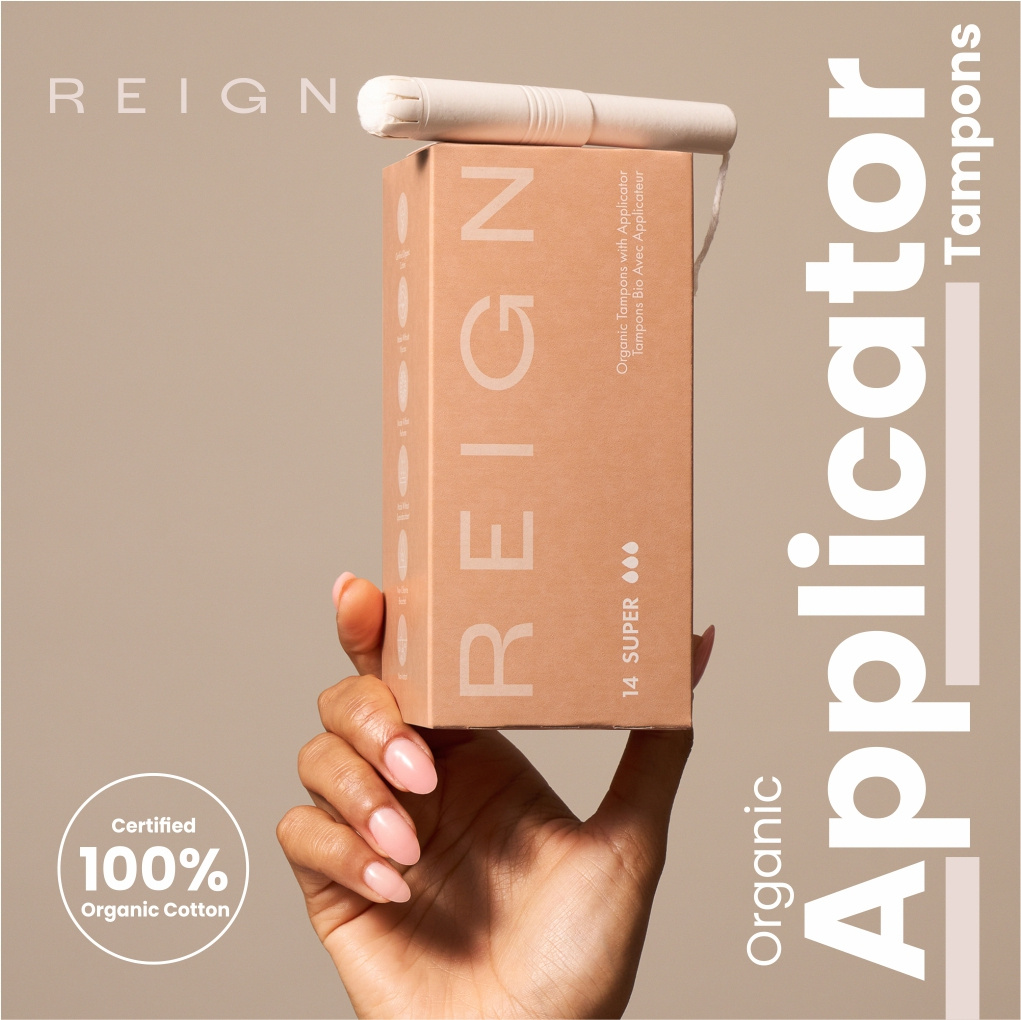 Amazon A+ Image - Reign Tampons amazon a image amazon agency amazon ebc amazon lifestyle image amazon listing amazon listing images brand designer branding branding agency creative agency graphic design infographics product package design social media agency