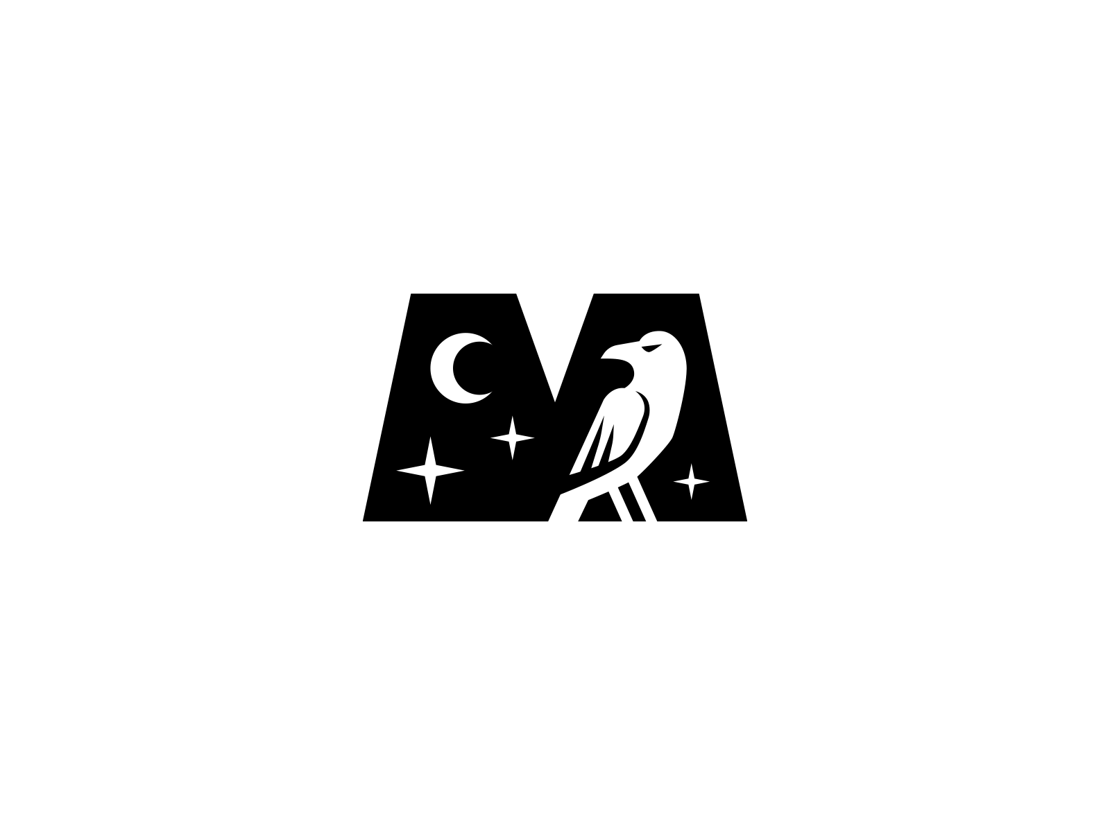 M and raven logo bird logo brand branding crow crow logo graphic design letter m logo logo design logo designer logodesign logodesigner logotype m logo raven raven logo saas web3