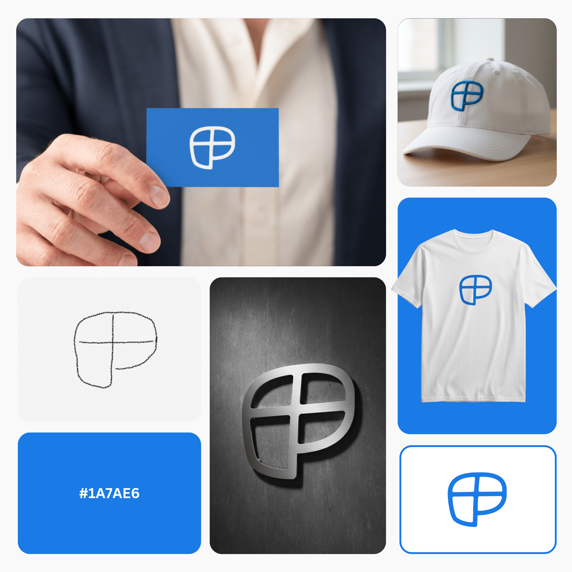 Portland Window Cleaner Logo Design blue professional service logo clean home service branding geometric window icon logo minimal logo for local business modern cleaning service logo monoline style lettermark logo negative space window logo p letter window logo mark portland window cleaning logo scalable vector logo for vans simple rounded letter logo social media avatar logo mark uniform embroidery friendly logo window cleaner lettermark logo