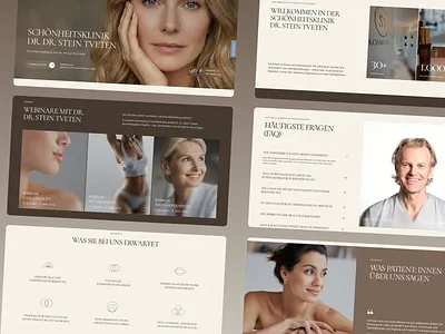Healthcare Aesthetics and Cosmetic Clinic — Web Design beauty clinic cosmetics design editorial figma health healthcare medical ui ux web webdesign website