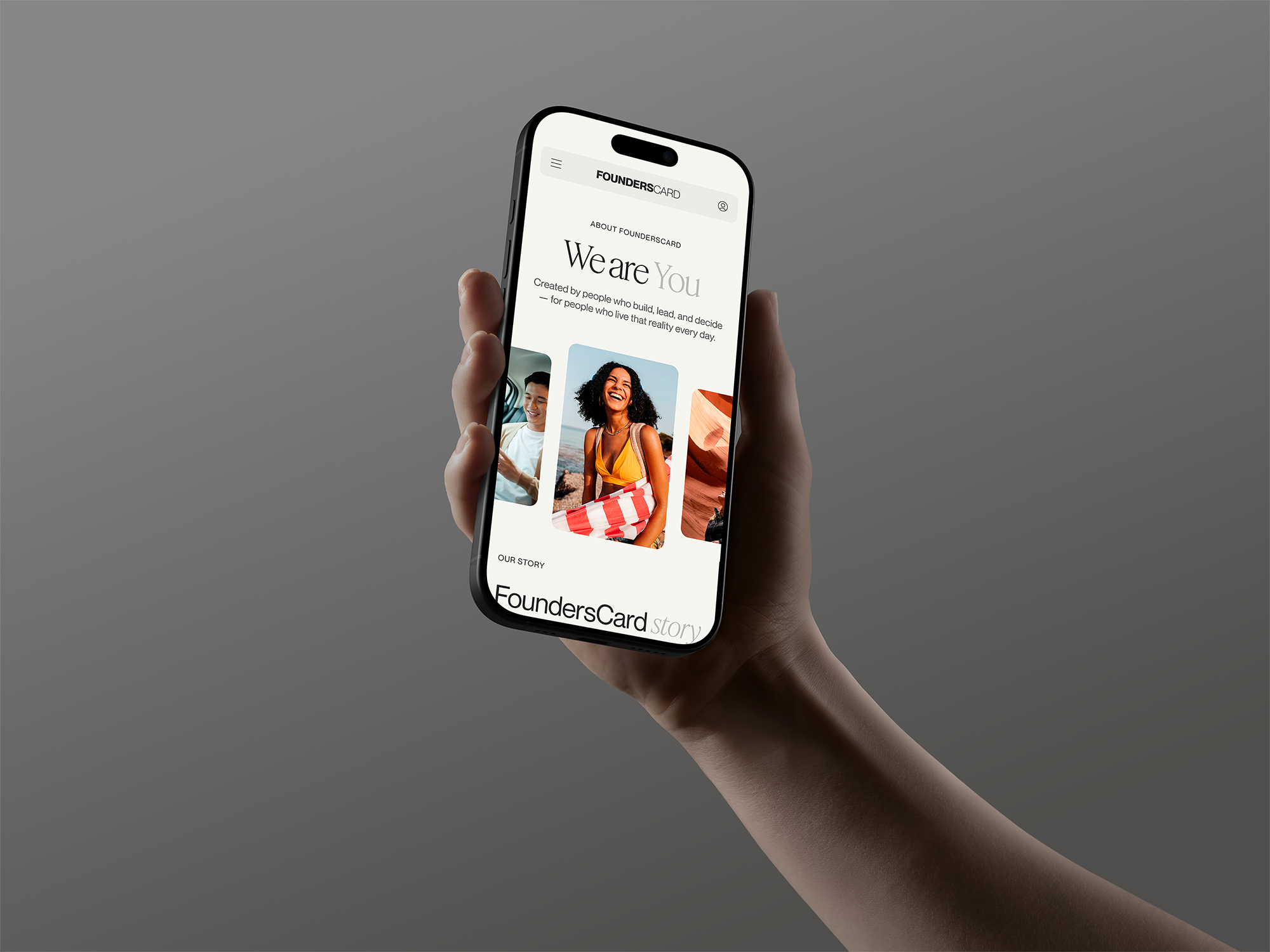 FoundersCard Website branding design entreprenuers founders founderscard interactive interface logo startup ui website