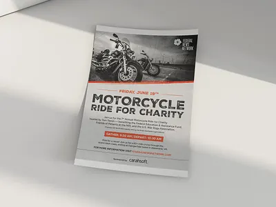 2026 Motorcycle Ride for Charity - Flyer