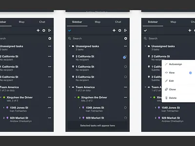 Onfleet Dispatch Mobile