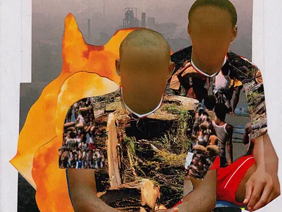 Collage - Extractivas art collage design graphic design illustration magazine publication