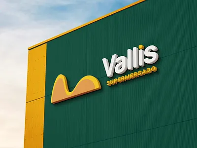 Identidade Visual - Vallis Supermercado branding graphic design logo