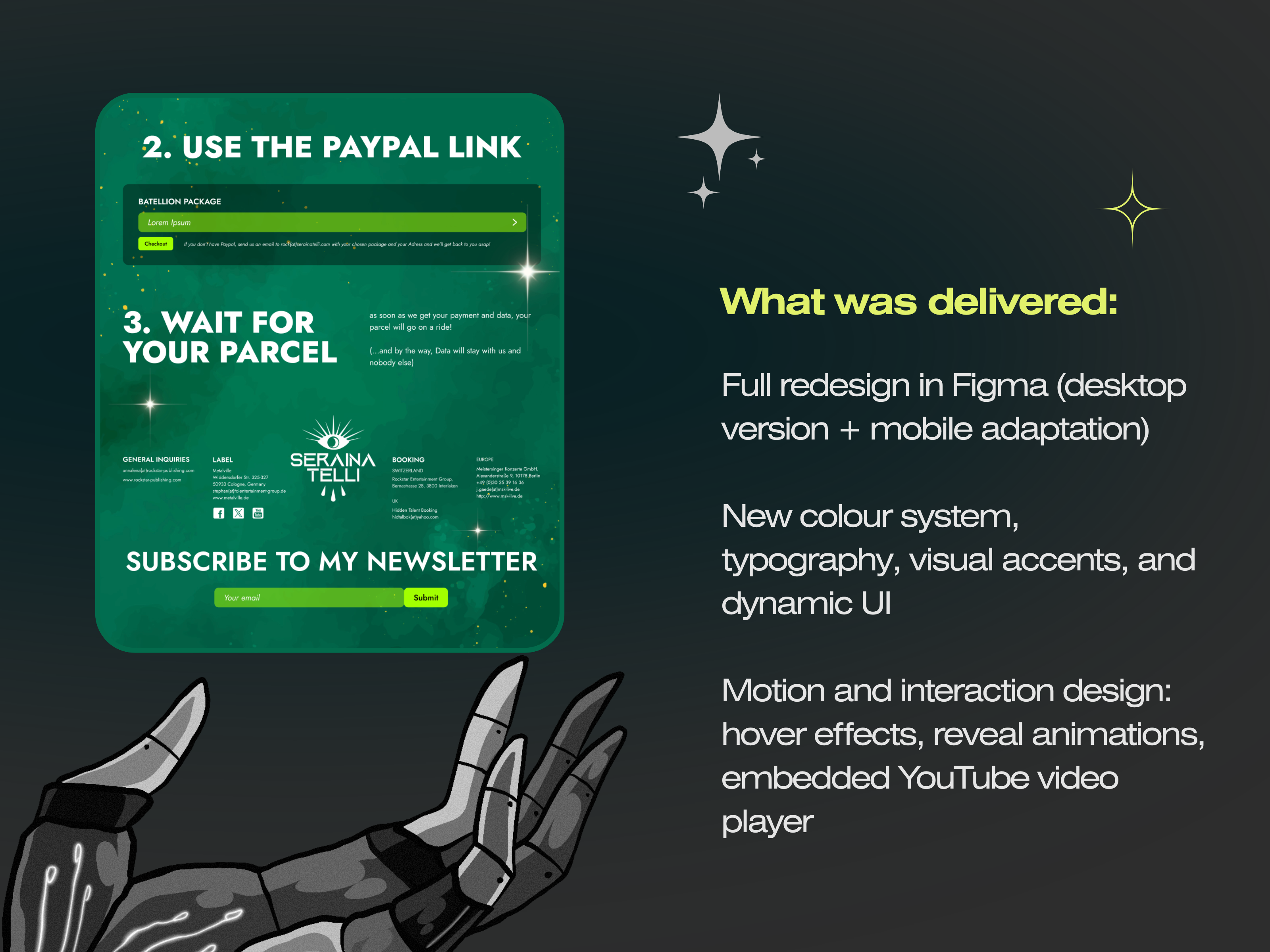 Example of Webflow / Landing Page