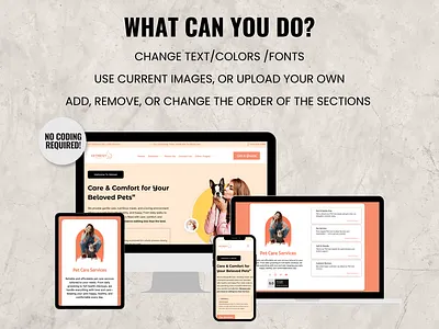 Pawaus — Pet Care Website Template animal care pawaus pet business website pet care website pet care website template pet grooming responsive design veterinary website website design wordpress divi wordpress website