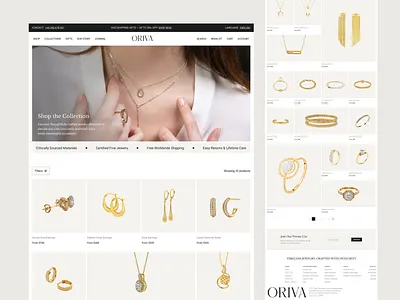Jewelry ecommerce e commerce e commerce ui ecommerce ecommerce design ecommerce store ecommerce ui ecommerce web ecommerce website jewelry jewelry design jewelry ecommerce luxury luxury jewelry shopify shopify design shopify ecommerce shopify store shopify theme shopify ui shopify website