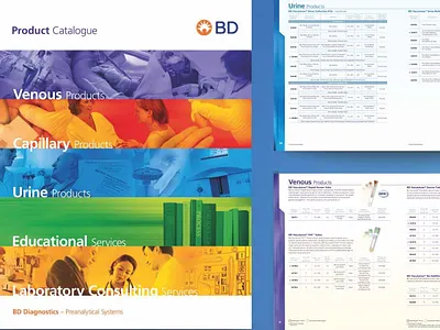 BD Diagnostics Product Catalog – 32-page B2B Med-Tech Catalog branding catalog design indesign print design