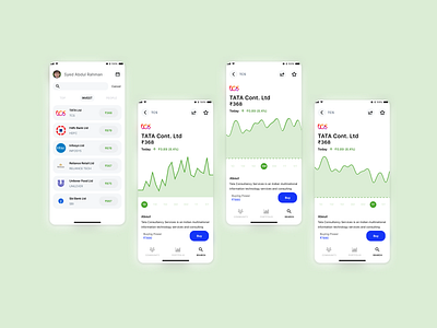 Trading app | Prototype below dashboard design financeapp saas stocksapp tradingapp ui