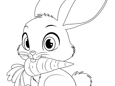 🔖Conejo adultos arte bunny conejo creativo design dibujo illustration ilustracion imprimible niños pintar rabbit tracitos
