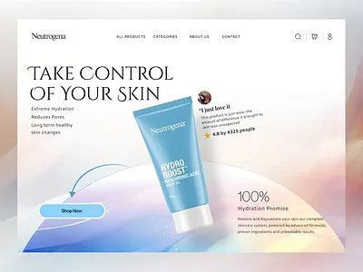 Skincare website design ai website clean website landing landing page landing page design minimal website modern website self care website skincare landing page skincare website skincare website design ui ui design ux ux design web developer webdesign website website design website designer