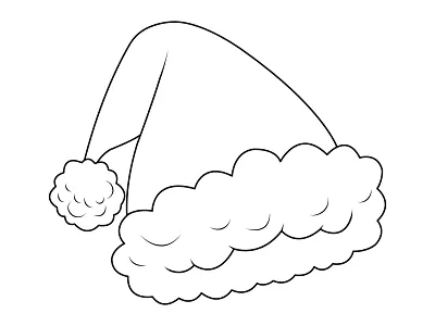 🔖Gorro Navideño adultos arte christmas creativo design dibujo gorro hat illustration ilustracion imprimible navidad navideño niños pintar tracitos
