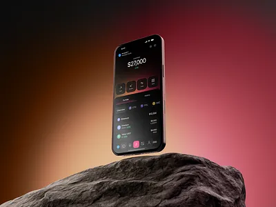 BBDEX: Crypto Wallet 3d crypto product ui ux