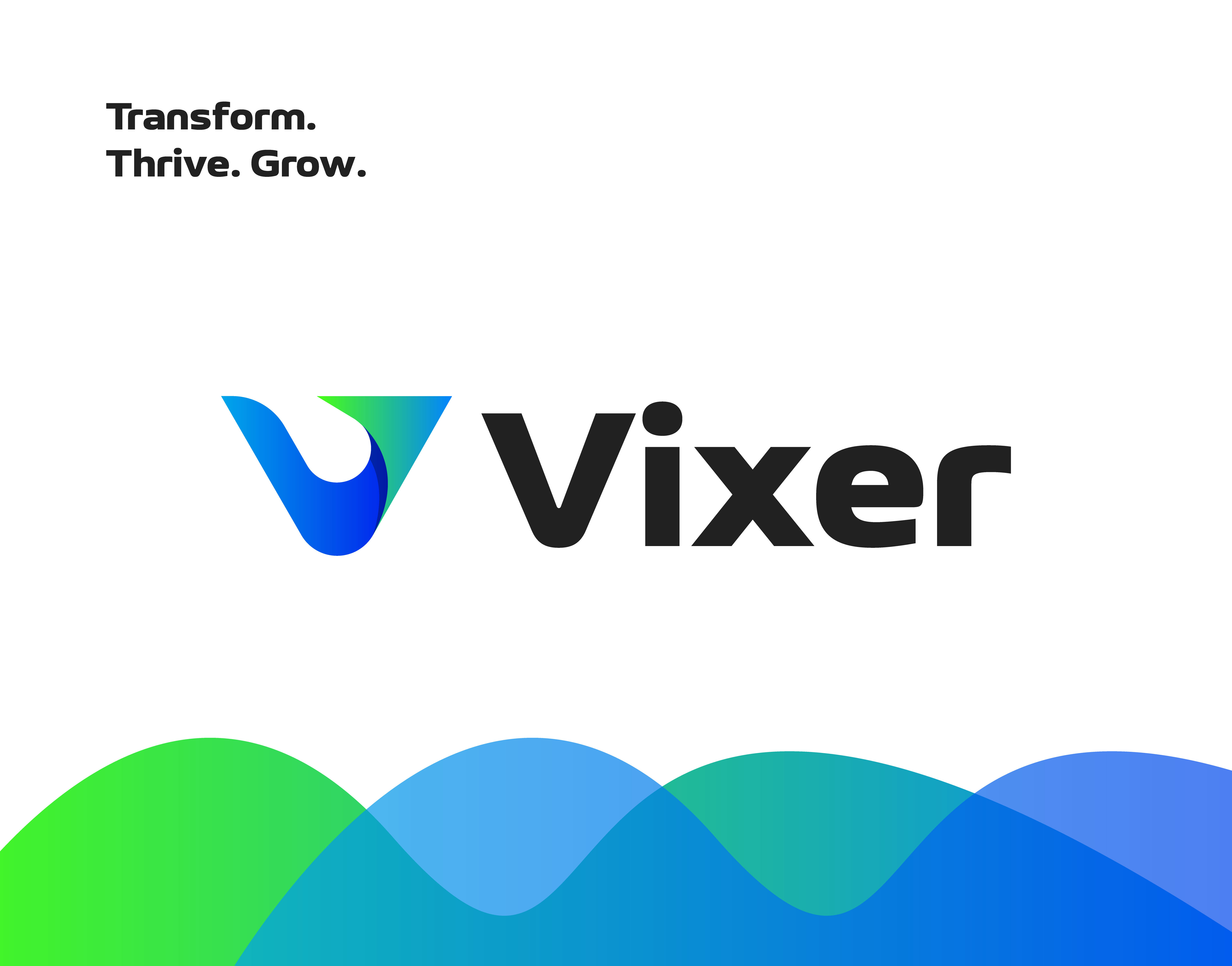 Vixer - V logo, V letter, Modern logo, Technology, UI, AI, Web 3d ai app application branding creative logo gradient logo graphic design modern logo modern v logo software ui v growth logo v letter logo v logo v marketing logo v modern logo v tech logo v technology logo website