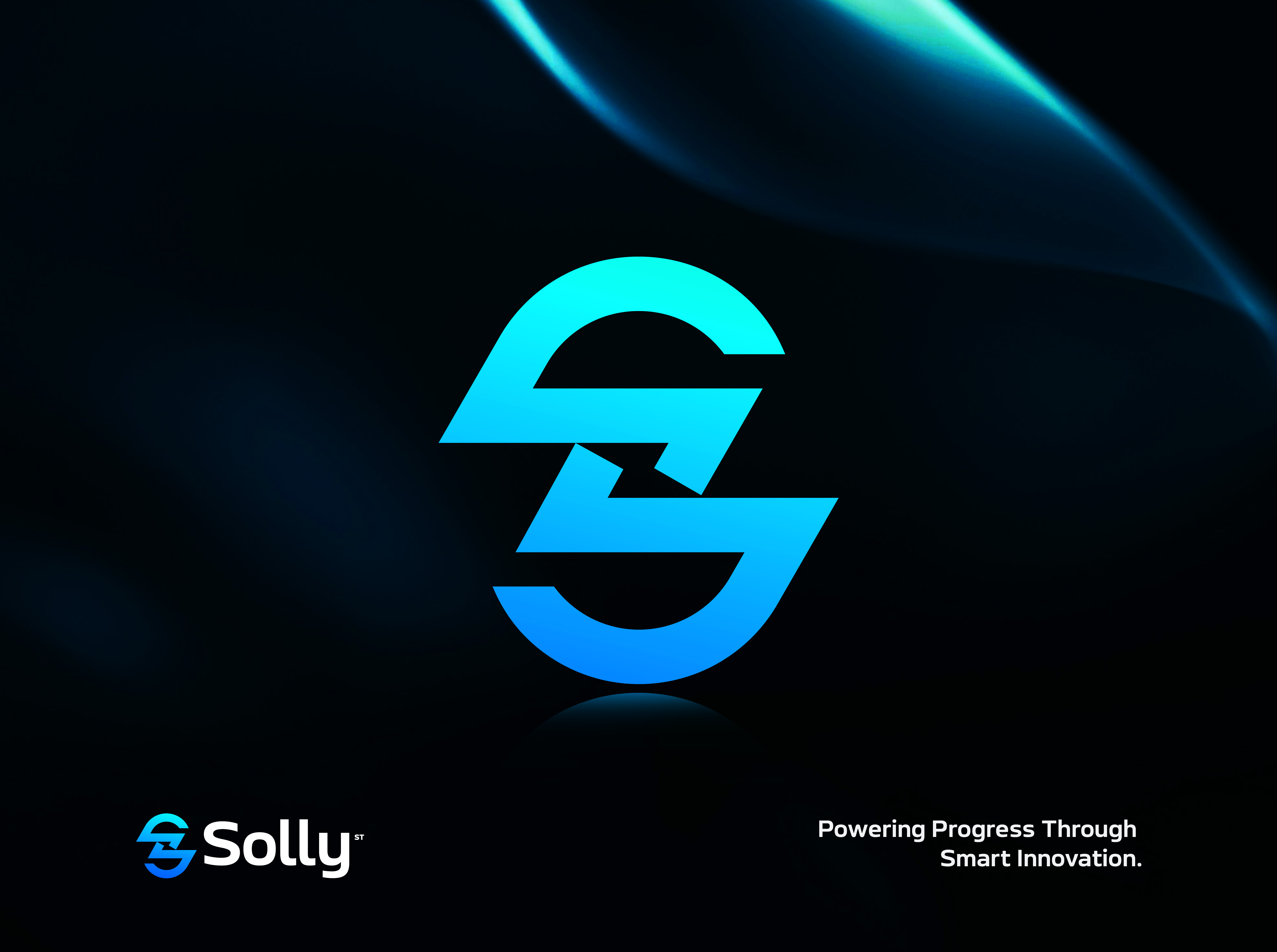 Solly - S logo, S letter, S tech logo, Modern logo, UI, AI, Web ai app application branding creative logo gradient logo modern design modern logo modern s logo s flash logo s tech logo s technology logo software tech tech logo technology technology logo ui web3 website