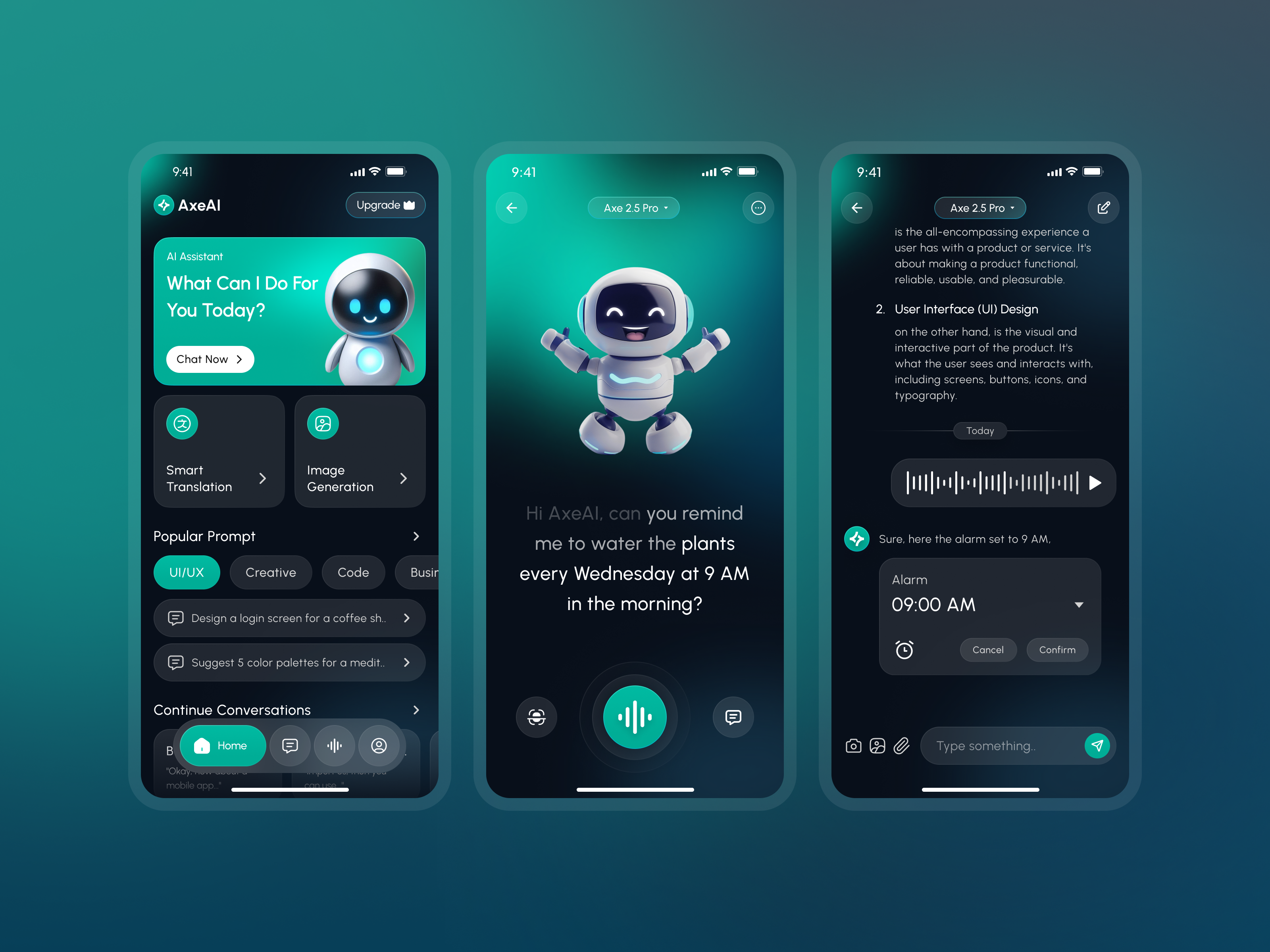 Smart Chatbot – Modern Mobile App ai assistant ai chatbot app design chat app chatbot chatbot ui clean ui figma messaging app mobile app ui mobile ui design modern ui ui ux design