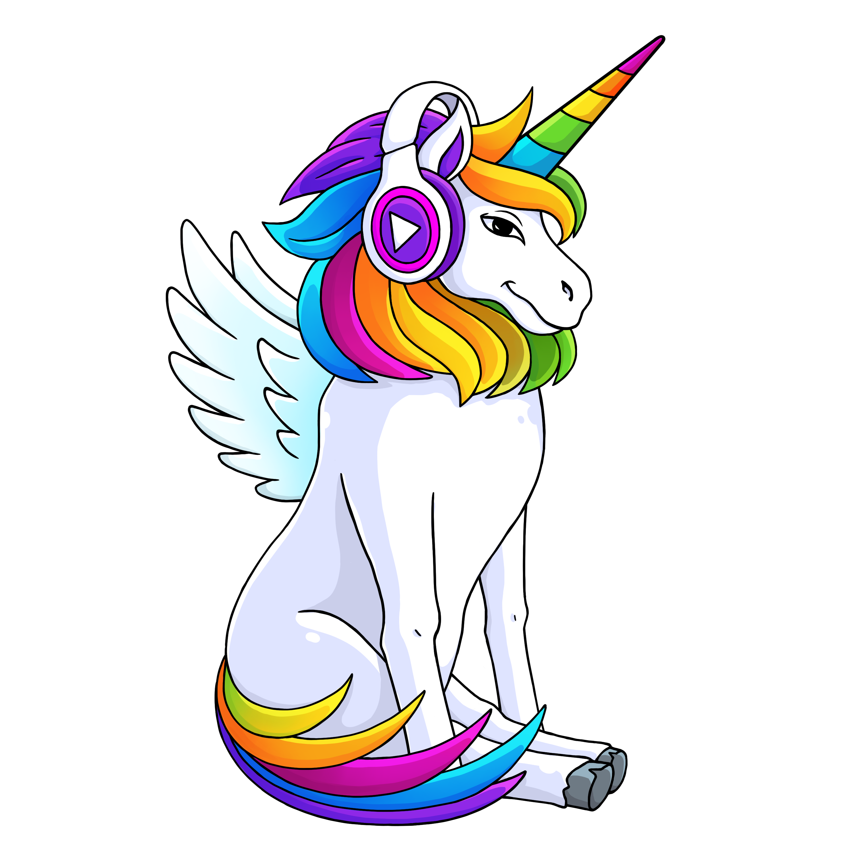 Mascot Design for a Crypto Streaming Platform🦄 💫 brand character branding character character design crypto crypto art crypto illustration crypto mascot crypto meme crypto platform illustration mascot mascot design meme meme character meme coin memecoin streaming unicorn web3 design