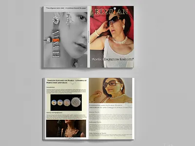 Jewelry Magazine Covers & Editorial Layouts branding cover cover design design editorial fashion graphic design logo