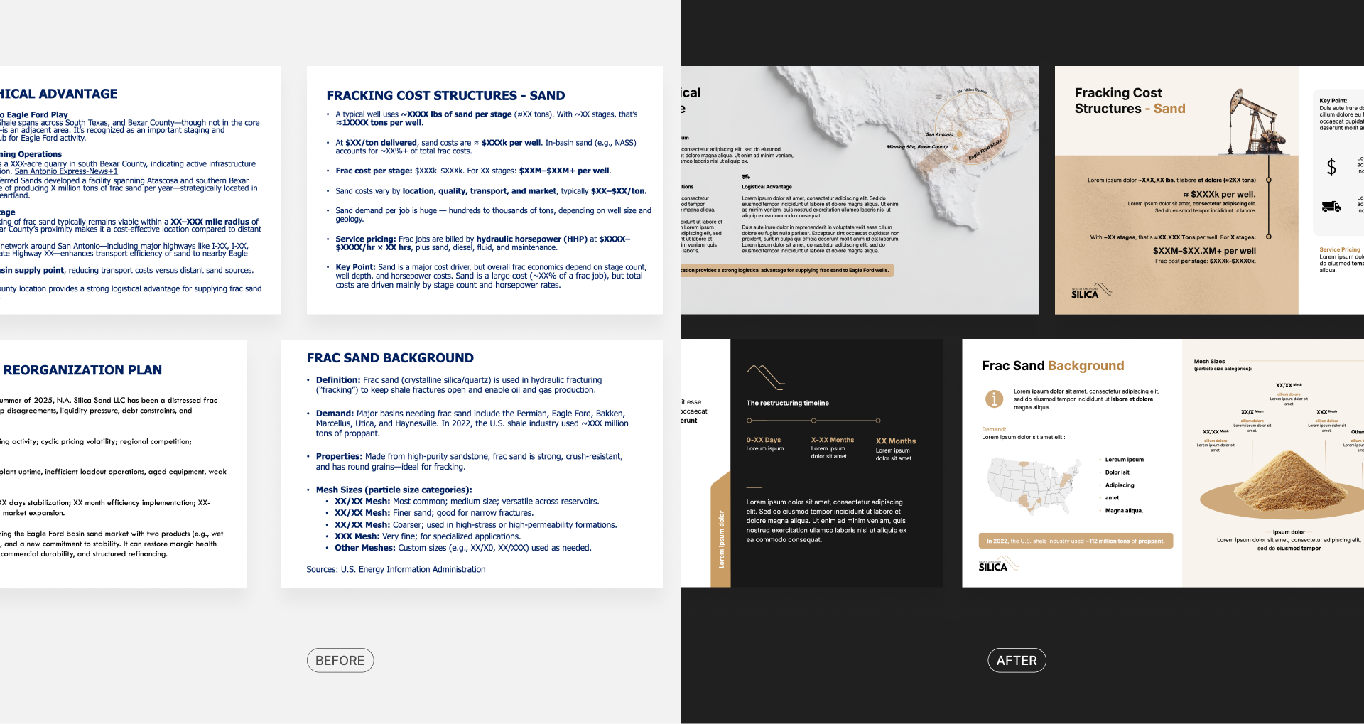 Example of Presentation Redesign Service