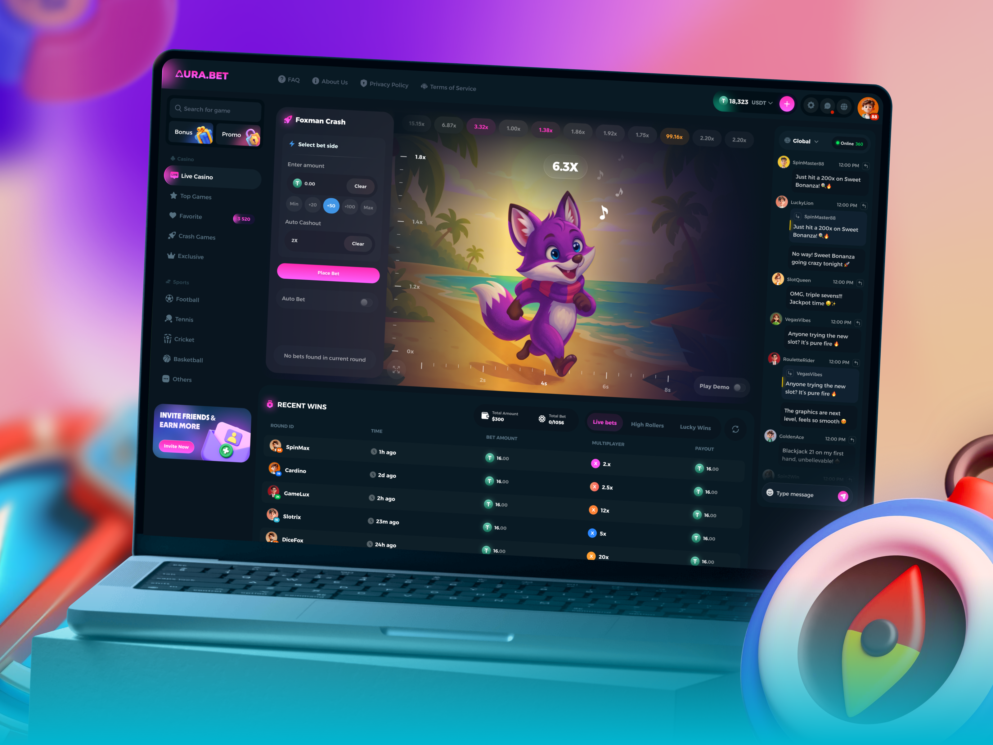 Crash Game - Gaming Interface betting casino casino gaming casino interface casino template casino web crash crash game gambling gambling web gambling website game game design gaming gaming design gaming website interface online casino template website